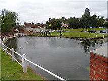 TL6832 : Pond at Finchingfield by Bikeboy