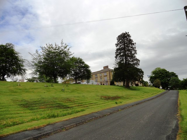 Entrance drive to the Gilsland Spa hotel