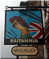 Britannia pub sign, Hereford