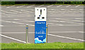 J4280 : E-car charging point, Cultra, Holywood by Albert Bridge