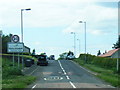 Strathaven Road at Eaglesham village boundary