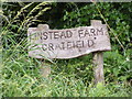 Linstead Farm sign