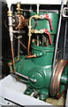 Hawkesbury Junction - steam narrowboat Adamant - generator engine