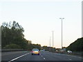 M74 southbound at Uddingston