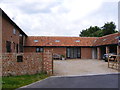 Entrance to Hill Farm Barn