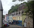 View through to the harbour side properties in Portree