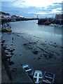 Boats at low tide, Whitby harbour