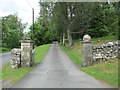 NN6159 : Entrance to Craiganour Lodge by Jennifer Jones