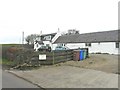 Wheelie bins at the entrance to Mossgavel Cottage