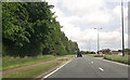 A46 approaching Stud Farm entrance