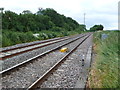 SP1344 : Railway Track at new Hill by Nigel Mykura