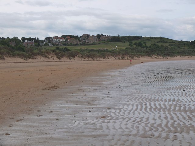 Receding tide, Gullane Bay © Jim Barton :: Geograph Britain and Ireland