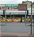 Hyson Green: a fine display of fruit and vegetables