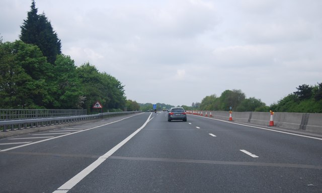 Approaching J2A, M26 © N Chadwick cc-by-sa/2.0 :: Geograph Britain and ...