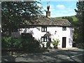 Pink cottage on Hawkins Lane, Rainow