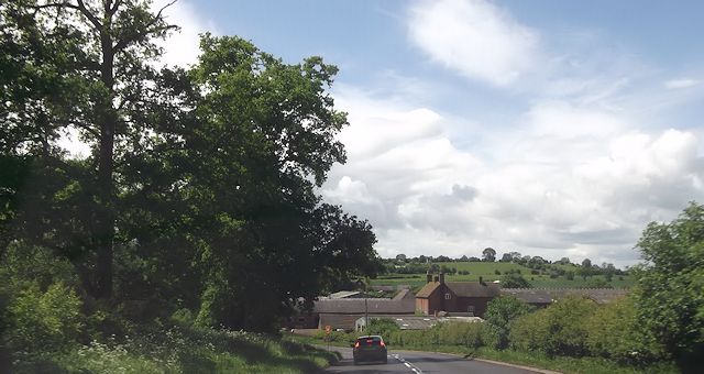 Lower Loxley Farm from A518