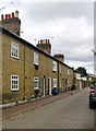 Terraced cottages by the Hertingfordbury Road