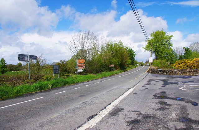 Junction of the R352 and L8799 roads, near Clonco Bridge, Co. Galway