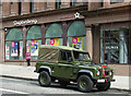 A Land Rover Defender