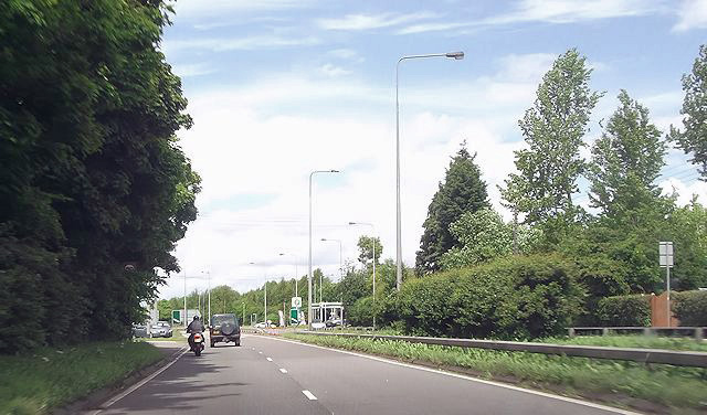 A34 approaching roundabout by Norstone Autos