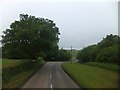 Wide verge for A3124 on Bondleigh Moor