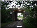 Railway bridge over Clay Lane