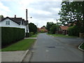 Road heading south through Bransby