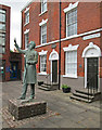 Sneinton: Notintone Place and statue of William Booth