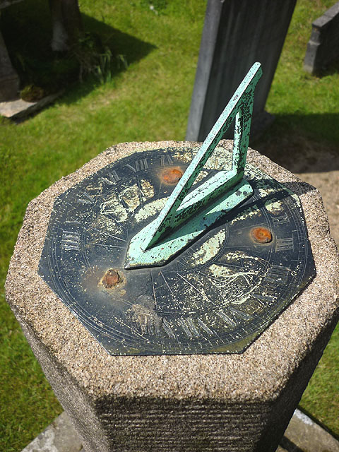 Sundial at Whitewell Church