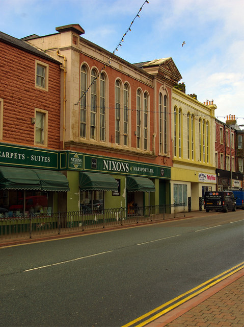 Curzon Street shops, Maryport