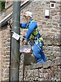 Electricity linesman at Newbrough