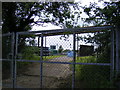 TM4079 : Gated entrance to the Digester Plant by Geographer