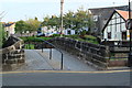 Footbridge over burn at Bridge Street Strathaven