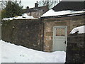 Looking up the gennel/jitty from West Bank in the snow 2013