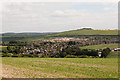 View of Clanfield from reservoir