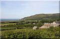 Looking over Court Place Farm towards Bossington Hill