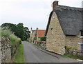 Pilton: limestone, thatch and tiles