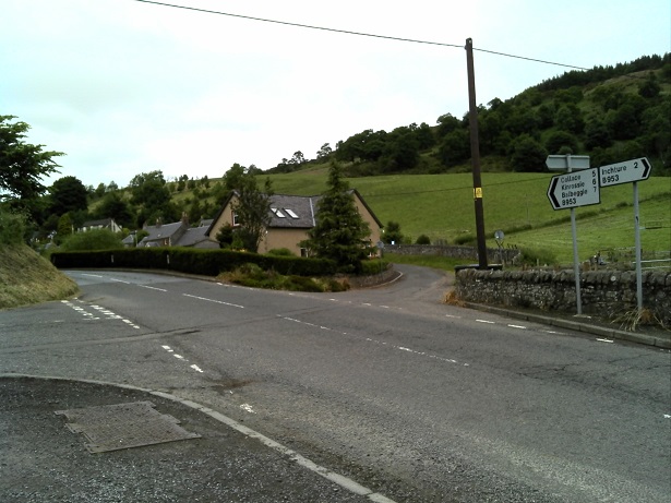 Junction in Abernyte