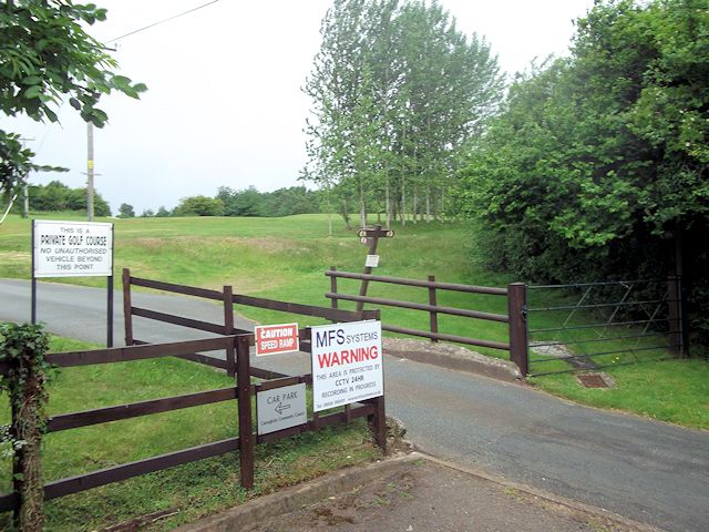 Across the golf course from the entrance © John Firth :: Geograph ...