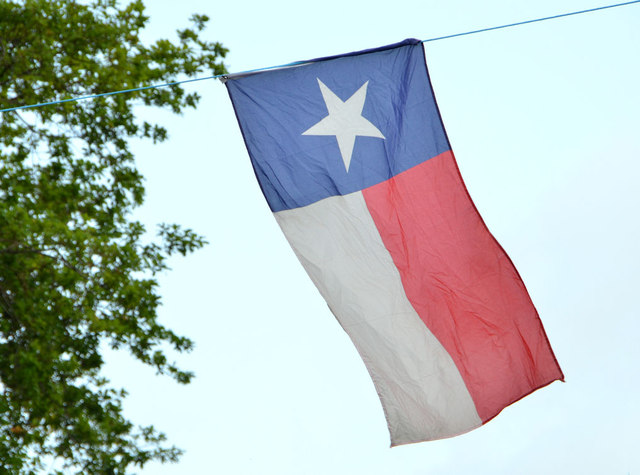 The flag of Texas, Belfast