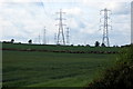 Powerlines over the farmland