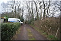 TR1056 : Track near Chatham Hatch by N Chadwick