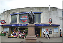 TQ2771 : Tooting Broadway underground station by Dr Neil Clifton