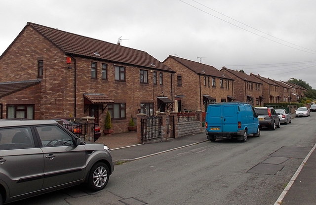 Ty Fry Road houses, Aberbargoed