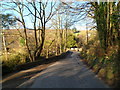 Ruscombe Road approaches Ruscombe Brook, Stroud