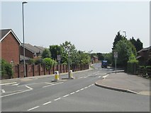 SE3128 : Throstle Road  - viewed from New Forest Way by Betty Longbottom