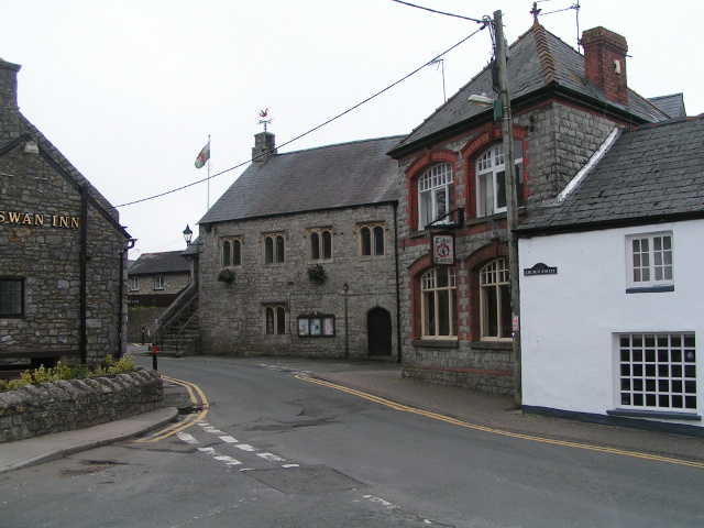 Buildings at the centre of Llantwit Major
