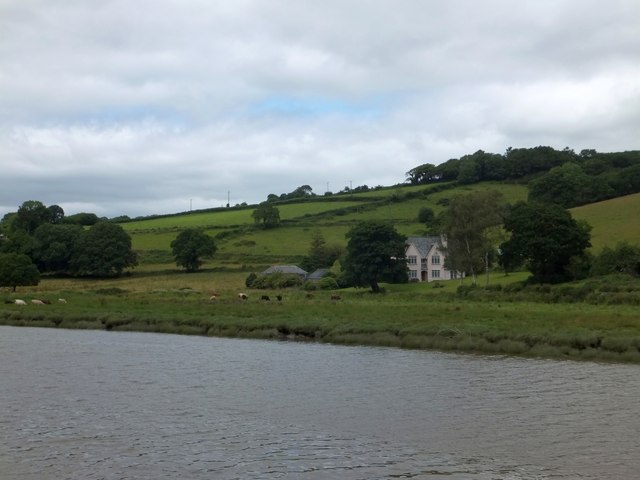 South Ward Farm overlooking River Tamar