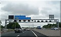 Gantry over the M62