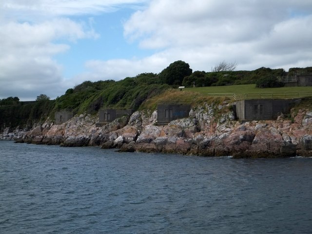 Gun emplacements from WW2 on Western King Point